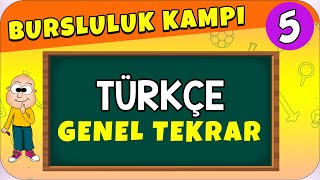 5Sınıf Türkçe  Bursluluk Sınavı Genel Tekrar [upl. by Yrrat688]