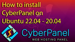 How to install CyberPanel on Ubuntu 2204  2004 [upl. by Lenni]