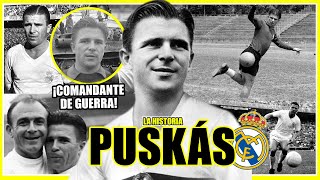 LA HISTORIA DE FERENC PUSKÁS 🇭🇺⚪️  De COMANDANTE de GUERRA a LEYENDA del REAL MADRID👑 [upl. by Oisacin]