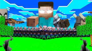 HEROBRINE BIZGA REYD QILDI 😡 10 KUN TIRIK QOLDIK 🫡 HEROBRINE BILAN MINECRAFT 4 [upl. by Flieger]