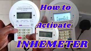 How to Activate INHEMETER Prepaid Energy Meter PairingConfiguration amp Commissioning token [upl. by Suez263]