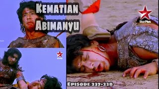 Mahabarata Bahasa Indonesia  Kematian Abimanyu [upl. by Eterg]