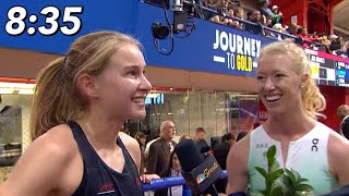 Katelyn Tuohy beats Olympians and breaks NCAA 3000m record [upl. by Rogerio]