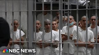 Rare look inside El Salvadors mega prison [upl. by Kerrie]