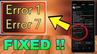 2 METHODS TO FIX quotERROR 7quot IN TWRP 2023 METHOD [upl. by Ripley]