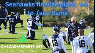 Seahawks wrap up preparations for Rams [upl. by Nageem354]