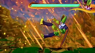 Lore Accurate Tien vs Cell in FighterZ [upl. by Annaid298]