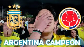 🏆ARGENTINA CAMPEÓN🏆REACCION 🇦🇷ARGENTINA VS COLOMBIA🇨🇴COPA AMERICA 2024 [upl. by Nofpets]