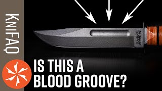 KnifeCenter FAQ 94 What Is A Blood Groove [upl. by Ioab]