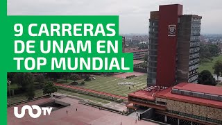 ¡Goya universidad 9 carreras de la UNAM que están entre las mejores del mundo [upl. by Sirronal]