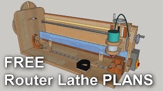 FREE Router MillLathe Plans [upl. by Nylakcaj]