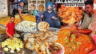 Top 5 Famous Street Food in Jalandhar  Kulcha Chole Nutri kulcha Pakoda amp Rabri Faluda [upl. by Petulia]