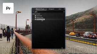 How To Remove Noise From Footage in Premiere Pro and After Effects Noise Reduction [upl. by Notsnhoj]