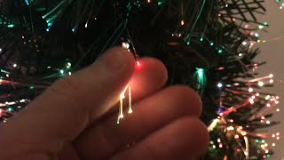 how does a FIBER OPTIC christmas tree work [upl. by Kennan435]