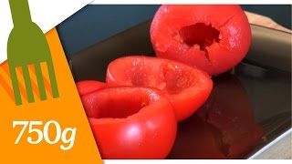 Comment évider une tomate   750g [upl. by Merrielle]