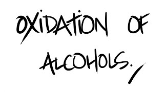 A Level Chemistry Revision quotOxidation of Secondary and Tertiary Alcoholsquot [upl. by Relyhcs547]