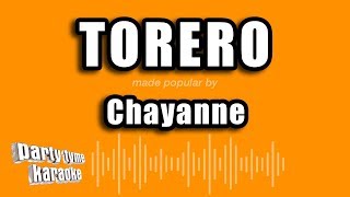 Chayanne  Torero Versión Karaoke [upl. by Aelsel]