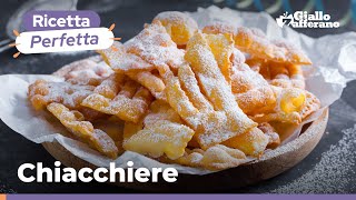 CHIACCHIERE – Il dolce più amato di Carnevale 🎭🥳🎊 [upl. by Kelly429]