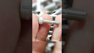 304 Stainless Steel Knurled Thumb Screws With Hex socket head [upl. by Ashli]