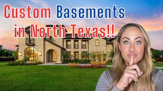 Insane Basements in North Dallas TX Luxury Homes in Celina TX with CUSTOM Basements [upl. by Eltsyrc]