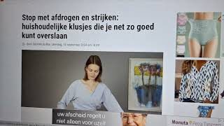 Strijken en afdrogen is nergens voor nodig [upl. by Cindie]