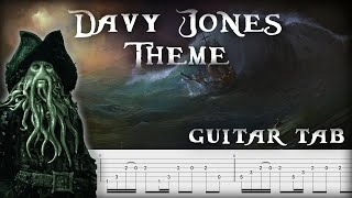 Guitar Tab Davy Jones Theme [upl. by Omiseno]