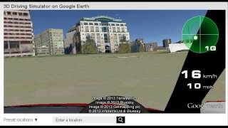 3D Driving Simulator on Google Earth [upl. by Arba237]