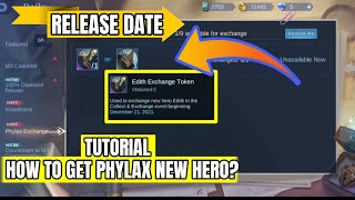 Tutorial  How To Get Phylax New Free Hero Exchange Token Marksman Tank Hero  MLBB [upl. by Zenas]