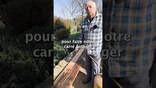 Carré Potager  La technique du bois brulé jardin potager astuce conseil boisbrulé jardinage [upl. by Einama]