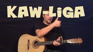 KawLiga Hank Williams Easy Strum Guitar Lesson How to Play Tutorial [upl. by Odella347]