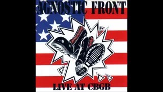 agnostic front  live at CBGB 1989 FULL ALBUM [upl. by Kazue]