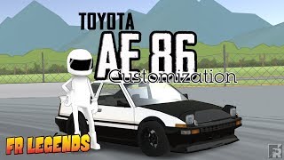 Toyota AE86 Customization FR Legends  Drifting amp Customization Gameplay [upl. by Mayberry490]