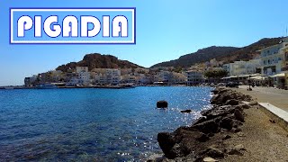 Karpathos Greece  Pigadia ▶ Beach Port and Town ▶ In 4K [upl. by Redleh994]