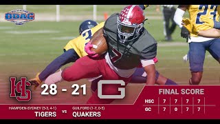 HampdenSydney Football Highlights Guilford [upl. by Eelrak]