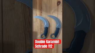 Double Karambit Schrade 112  Silat  Doug Marcaida [upl. by Colpin587]