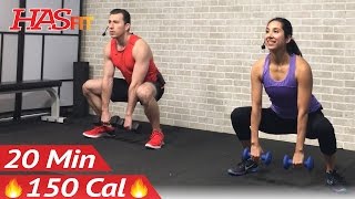 20 Min Beginner Strength Training for Beginners Workout  Weight Lifting Dumbbell Workouts Women Men [upl. by Dunkin968]