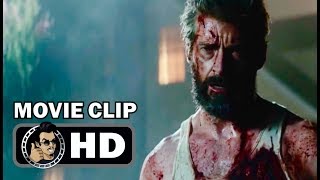 LOGAN Movie Clip  Fight with X24 2017 Hugh Jackman Wolverine Superhero Movie HD [upl. by Enitselec]