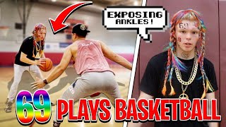 Tekashi 6ix9ine Plays Basketball [upl. by Gurolinick]