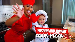 Yosohn and Ari Cook Pizza DinnerWithTheDon [upl. by Schnapp]