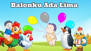 Balonku Ada Lima  Lagu Anak Balita Indonesia [upl. by Rainer]