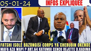 FATSHI ISOLÉ BAZONGISI CORPS YA COKENDE MAFA AZA WAPI  KATUMBI ART64 CENCOECC REJETTENT DKADIMA [upl. by Gerhan]