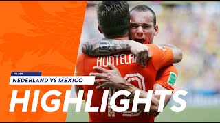 Highlights Nederland  Mexico 29062014 WK 2014 [upl. by Lole]