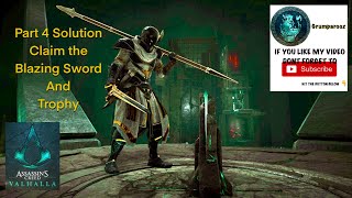 HOW TO SOLVE THE EDEN RING STATION PT 4 amp HOW TO GET THE BLAZING SWORD REWARD  TROPHY 🏆 ACValhalla [upl. by Keslie292]