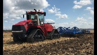 Case IH 540 Quadtrac amp Landoll 2410F  Farm Progress Show 2017 [upl. by Assedo]