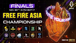 ENG Free Fire Asia Championship  Finals  Free Fire Esports [upl. by Dolan]