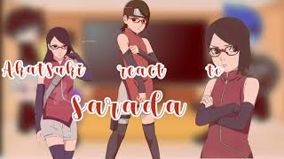 Akatsuki react to sarada pls no hate ❤ gacha club [upl. by Zehc]