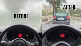 How To Remove Fog From Car Without AC  New Wipers  Volkswagen Polo [upl. by Nira]