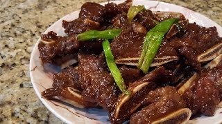 Korean BBQ Short Ribs Galbi 香煎韓式牛肋骨 Ep12 [upl. by Elbart]