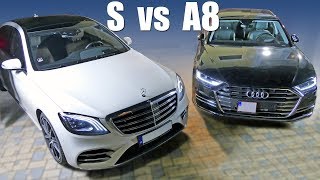 MercedesBenz S vs Audi A8 kto má lepšie sedadlá  volanttv [upl. by Ianej]