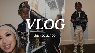 VLOG  Back to School Shopping First day of KINDERGARTEN [upl. by Lenneuq680]